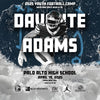 Join Davante at his youth football camp